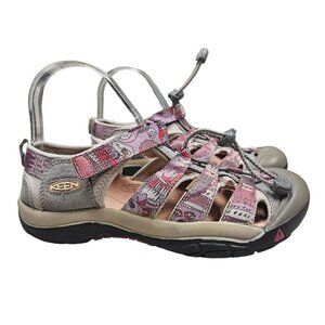 Keen x Jennifer Mercede Limited Edition Newport H2‎ Sandals Youth 5 US Grey Pink